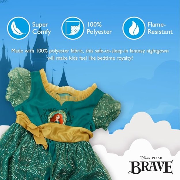 Disney Girls' Fantasy Gown Nightgown