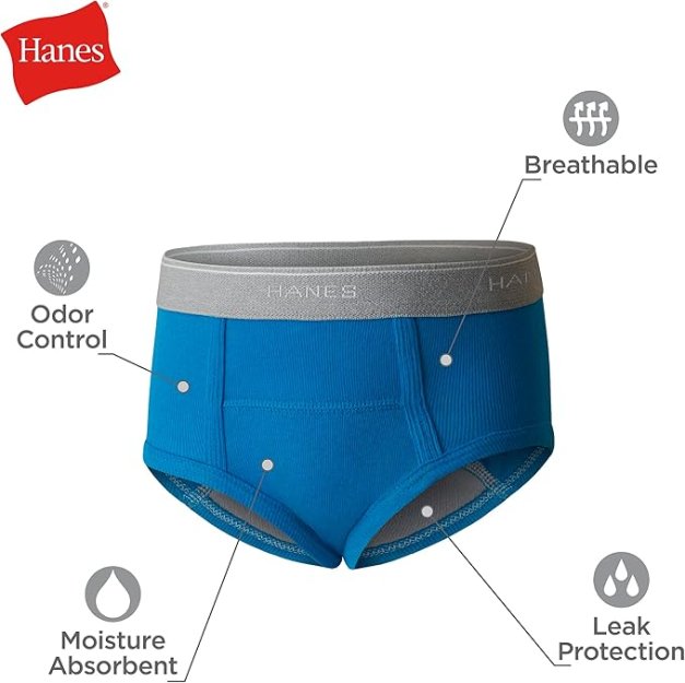 Hanes boys Potty Trainer Underwear 6-Pack