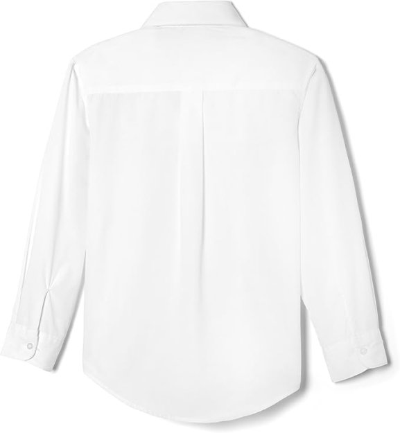 French Toast Boys' Expandable Collar Button Down Dress Shirt with Long Sleeves (Standard & Husky)