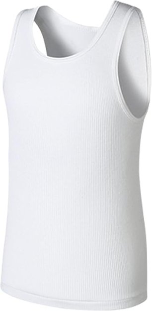 Hanes Boys' Ecosmart Cotton Tank Undershirt 5-Pack