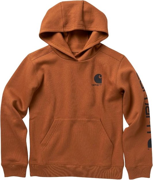 Carhartt Boys' Hoodie Fleece Pullover Sweatshirt