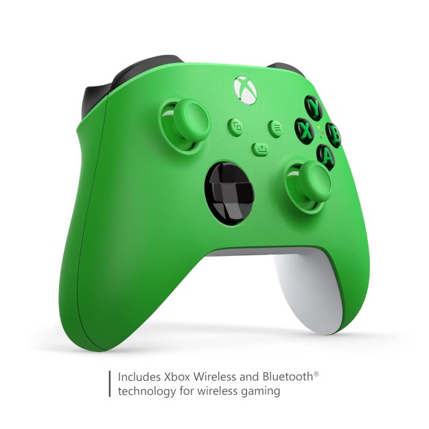 Xbox Core Wireless Gaming Controller – Velocity Green Series X|S, One, Windows PC, Android, and iOS