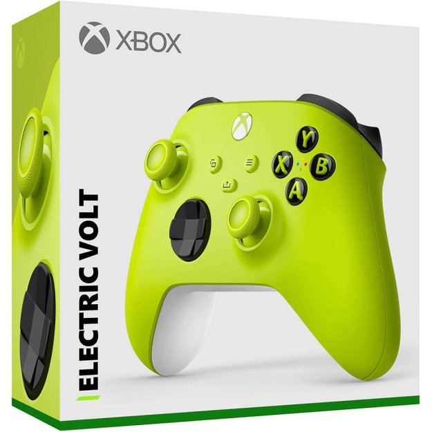 Xbox Core Wireless Gaming Controller – Electric Volt Series X|S, One, Windows PC, Android, and iOS