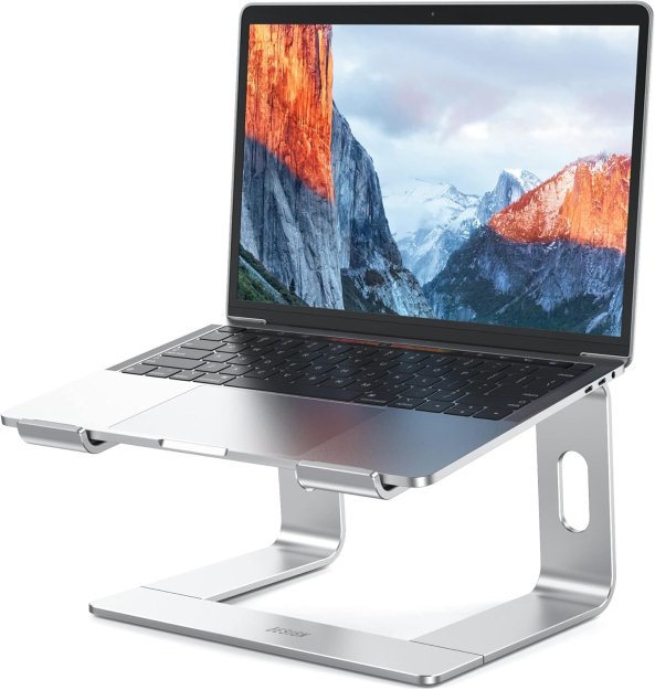 BESIGN LS03 Aluminum Laptop Stand, Ergonomic Detachable Computer Stand, Riser Holder Notebook Stand Compatible with Air, Pro, Dell, HP, Lenovo More 10-15.6