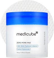 Medicube Zero Pore Pads 2.0, Dual-Textured Facial Toner Pads for Exfoliation and Pore Care with 4.5% AHA Lactic Acid & 0.45% BHA Salicylic Acid, Ideal for All Skin Types, Korean Skin Care (70 Pads)