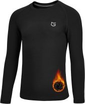 G Gradual Youth Boys Compression Thermal Shirt Long Sleeve Fleece Undershirt for Boy Football Baseball Soccer Base Layer