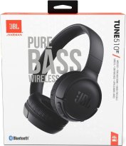 JBL Tune 510BT - Bluetooth headphones with up to 40 hours battery, microphone for call, foldable and comfortable, Android and iOs compatible (Black)