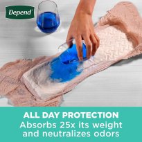 Depend Fresh Protection Adult Incontinence & Postpartum Bladder Leak Underwear for Women, Disposable, Maximum, Large, Blush, 72 Count (2 Packs of 36), Packaging May Vary