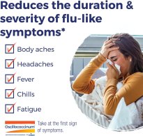 Boiron Oscillococcinum For Relief From Flu-Like Symptoms Of Body Aches, Headache, Fever, Chills, And Fatigue - 30 Count