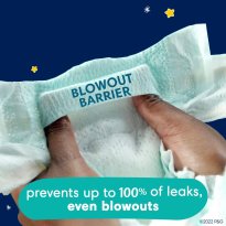 Pampers Overnight Diapers - Swaddlers Overnights - Size 7, 36 Count, Disposable Baby Diaper, Night Time Leak and Skin Protection