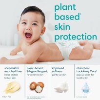 Pampers Baby Diapers - Pure Protection - Size 5, 132 Count, for up to 100% Leakproof, Premium Plant-based Skin Protection