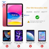 Fintie Hybrid Slim Case for iPad 10th Generation 10.9 Inch Tablet (2022 Model) - [Built-in Pencil Holder] Shockproof Cover with Clear Transparent Back Shell, Auto Wake/Sleep, Pink