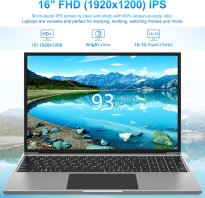 jumper Laptop, 16 Inch FHD IPS 1200p Screen, 5305U Processor, Office 365 1-Year Subscription, 4GB RAM 128GB Storage, Windows 11 Computer with Stereo Speakers, HDMI, 1TB SSD Slot Expansion.