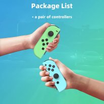 ZHCWM Compatible with Nintendo Switch Controller,Wireless Controller For Nintendo Switch/Lite/OLED,Red/Blue